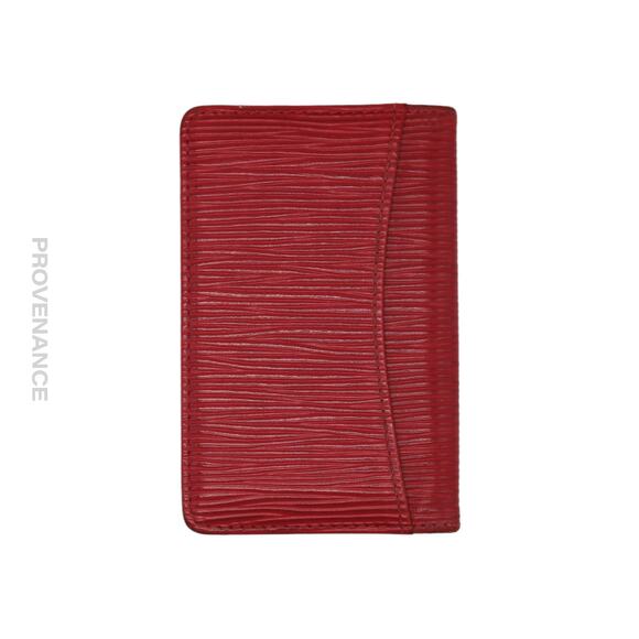 🔴 Louis Vuitton Pocket Organizer Wallet - Red Epi Leather - Picture 3 of 7